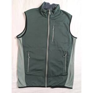Patagonia Mens Piton Hybrid Vest Size Large Green Fleece & Softshell